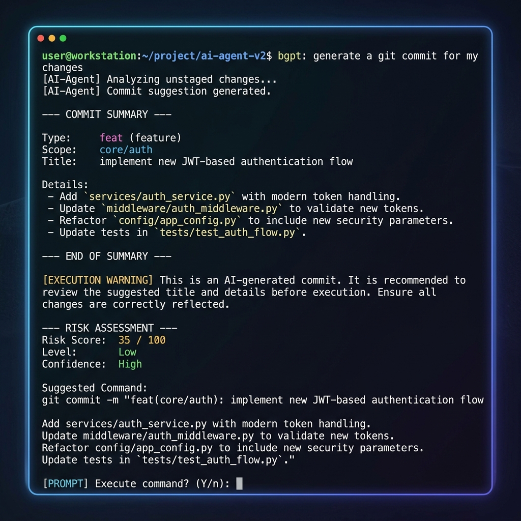 Bgpt – AI-Powered Terminal Assistant